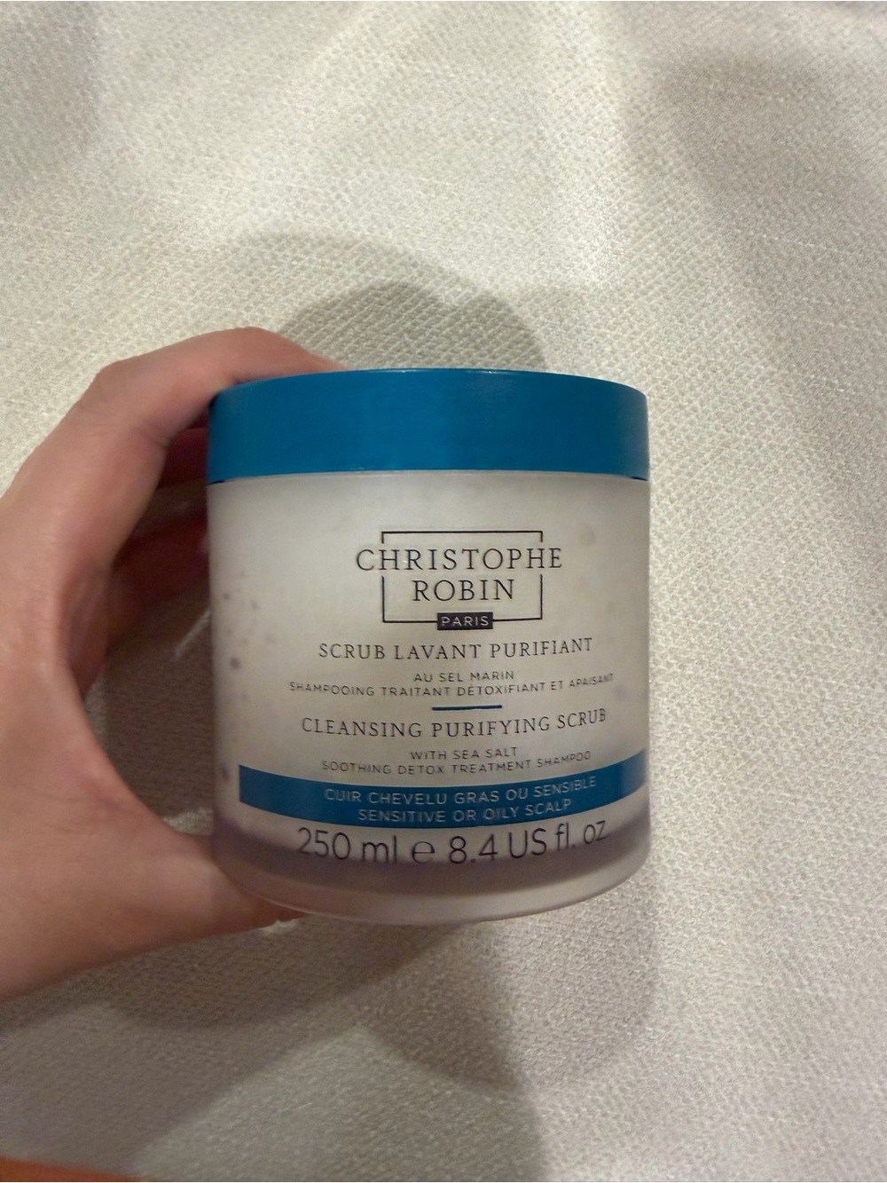 Christophe Robin Cleansing Purifying Scrub with Sea Salt 250ml / 8.4 fl oz